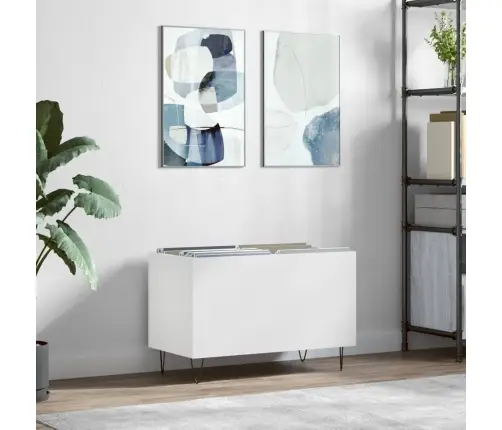 Plaadikapp, Valge, 74,5 X 38 X 48 cm Tehispuit