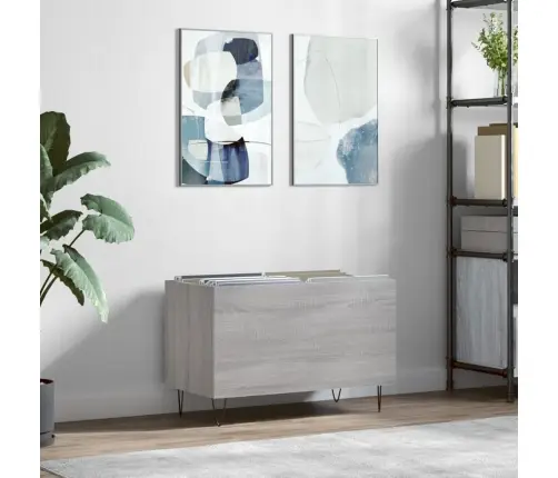 Plaadikapp, Hall Sonoma Tamm, 74,5 X 38 X 48 cm Tehispuit