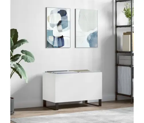 Plaadikapp, Valge, 74,5 X 38 X 48 cm Tehispuit