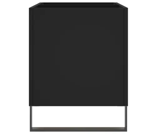 Plaadikapp, Must, 74,5 X 38 X 48 cm Tehispuit