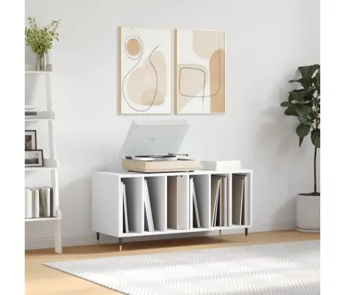 Plaadikapp, Valge, 100 X 38 X 48 cm Tehispuit