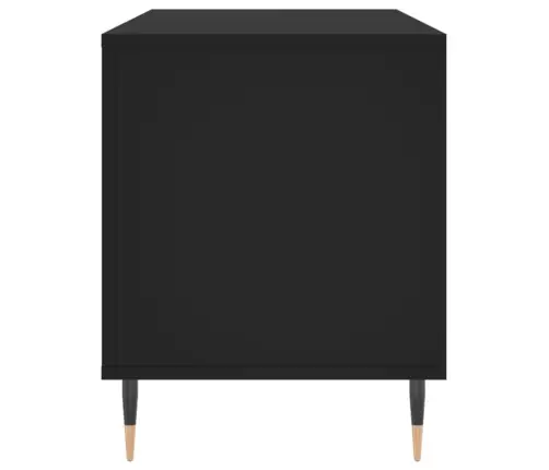 Plaadikapp, Must, 100 X 38 X 48 cm Tehispuit