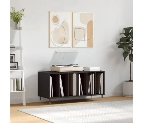 Plaadikapp, Must, 100 X 38 X 48 cm Tehispuit