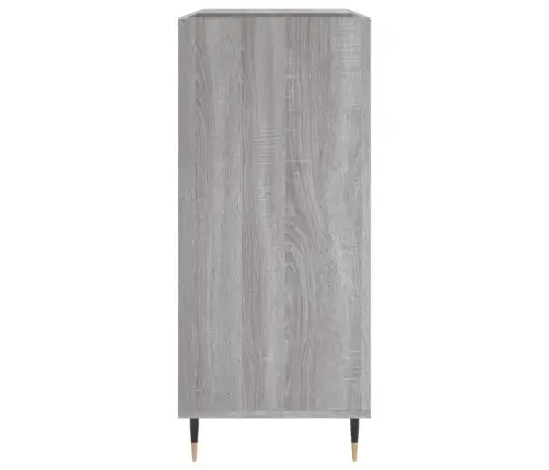 Vinilinių Plokštelių Spintelė, Pilka, 84,5X38X89cm Mediena