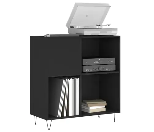 Skapītis, 84,5X38X89 Cm, Inženierijas Koks, Melns Vidaxl