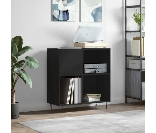 Skapītis, 84,5X38X89 Cm, Inženierijas Koks, Melns Vidaxl