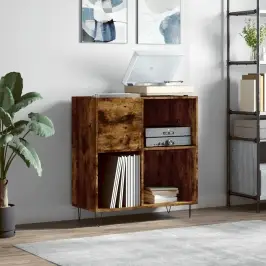 Plaadikapp, Suitsutatud Tamm, 84,5 X 38 X 89 cm Tehispuit