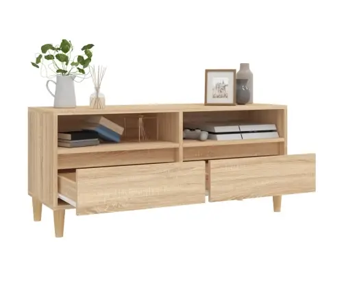 Telerikapp, Sonoma Tamm, 100X34,5X44,5 cm Tehispuit Telerikapp, Sonoma Tamm, 100X34,5X44,5 cm Tehispuit