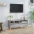 Tv Skapītis, Pelēks, 100X34,5X44,5 Cm, Inženierijas Koks Vidaxl