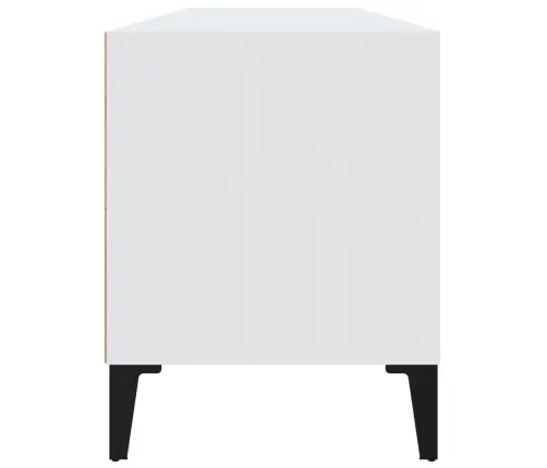 Televizoriaus Spintelė, Balta, 100X34,5X44,5cm Mediena Televizoriaus Spintelė, Balta, 100X34,5X44,5cm Mediena