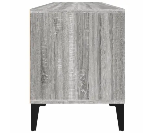 Tv Skapītis, Pelēks, 100X34,5X44,5 Cm, Inženierijas Koks Vidaxl