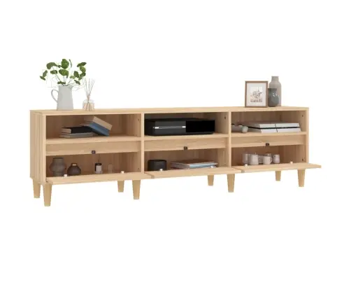 Tv Skapītis, Ozolkoka Krāsa, 150X30X44,5 Cm, Inženierijas Koks Vidaxl