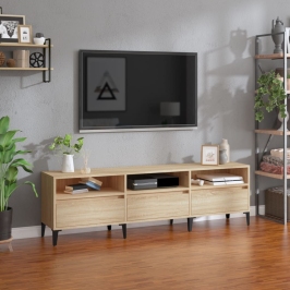Tv Skapītis, Ozolkoka Krāsa, 150X30X44,5 Cm, Inženierijas Koks Vidaxl