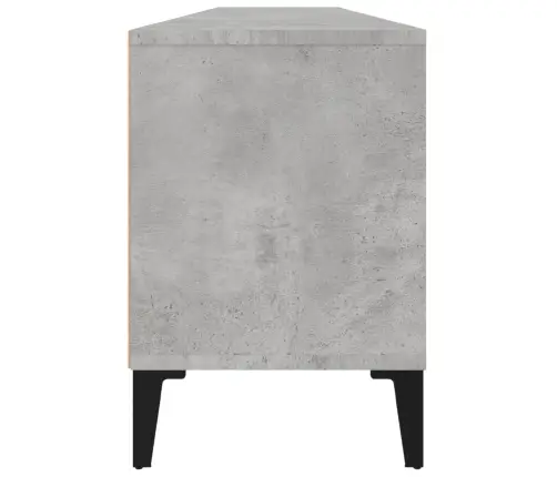 Tv Skapītis, Betona Pelēks, 150X30X44,5 Cm, Inženierijas Koks Vidaxl