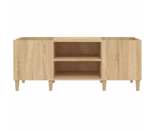 Ierakstu Skapītis, 121X38X48 Cm, Inženierijas Koks, Ozolkoka Vidaxl