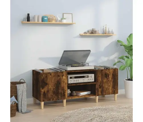 Plaadikapp, Suitsutatud Tamm, 121 X 38 X 48 cm Tehispuit