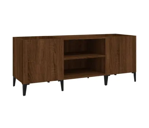 Vinilinių Plokštelių Spintelė, Ruda, 121X38X48cm Mediena