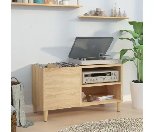 Plaadikapp, Sonoma Tamm, 84,5 X 38 X 48 cm Tehispuit