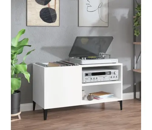 Plaadikapp, Valge, 84,5 X 38 X 48 cm Tehispuit