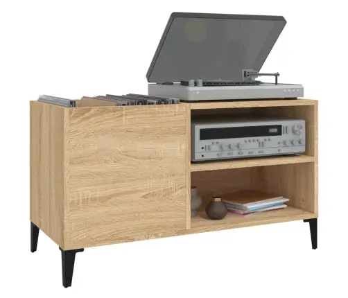 Plaadikapp, Sonoma Tamm, 84,5 X 38 X 48 cm Tehispuit