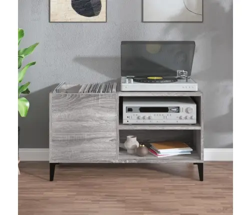 Plaadikapp, Hall Sonoma Tamm, 84,5 X 38 X 48 cm Tehispuit