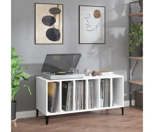 Plaadikapp, Valge, 100 X 38 X 48 cm Tehispuit