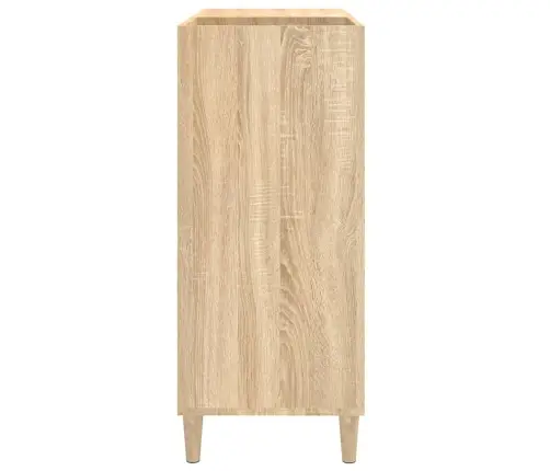 Vinilinių Plokštelių Spintelė, Ąžuolo, 84,5X38X89cm Mediena