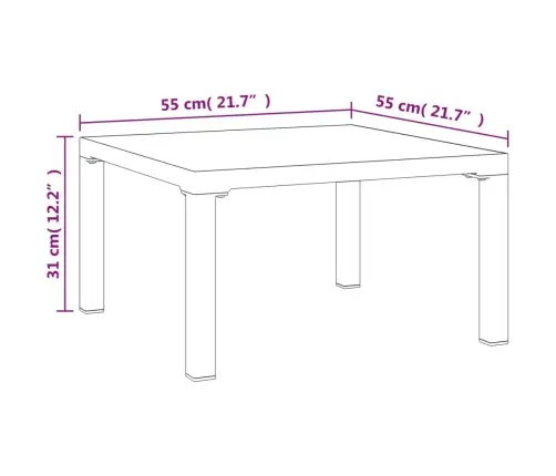 6-Daļīgs Dārza Mēbeļu Komplekts, Melna Un Pelēka Pe Rotangpalma Vidaxl