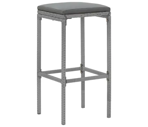 Sodo Komplektas Su Pagalvėlėmis, 9 Dalių, Pilkas, Poliratanas Sodo Komplektas Su Pagalvėlėmis, 9 Dalių, Pilkas, Poliratanas