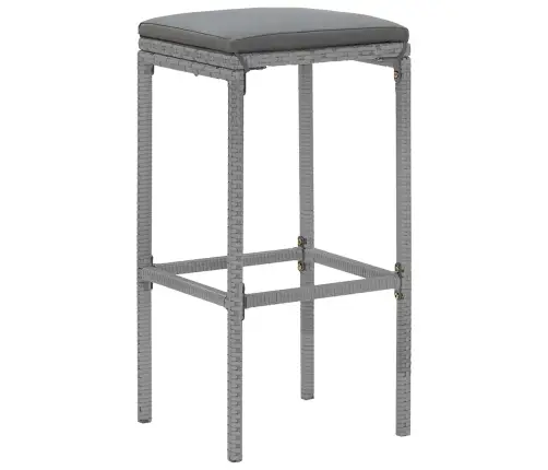 5-Daļīgs Dārza Mēbeļu Komplekts Ar Matračiem, Pe Rotangpalma Vidaxl