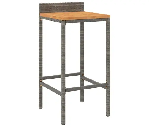 11-Daļīgs Dārza Bāra Mēbeļu Komplekts, Pe Rotangpalma, Akācija Vidaxl