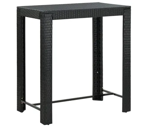 5-Osaline Aia Baarikomplekt, Must, Polürotang Ja Akaatsiapuit