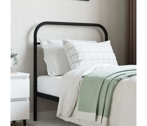Gultas Galvgalis, Metāls, Melns, 80 Cm Vidaxl