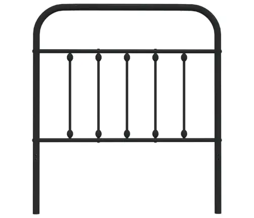 Gultas Galvgalis, Metāls, Melns, 80 Cm Vidaxl