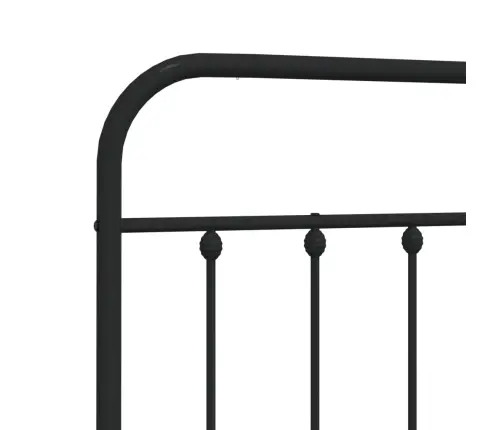 Gultas Galvgalis, Metāls, Melns, 80 Cm Vidaxl