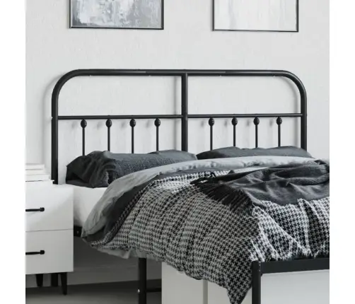 Rezerves Galvgalis, Metāls, Melns, 140 Cm Vidaxl