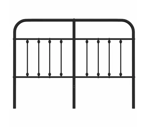 Gultas Galvgalis, Metāls, Melns, 150 Cm Vidaxl