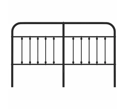 Rezerves Galvgalis, Metāls, Melns, 160 Cm Vidaxl