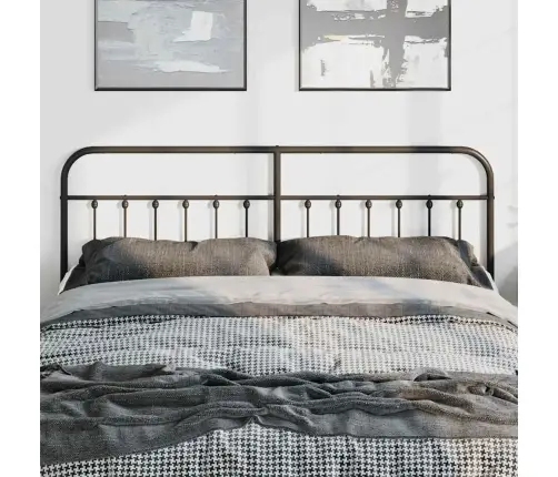 Rezerves Galvgalis, Metāls, Melns, 180 Cm Vidaxl