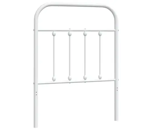 Gultas Galvgalis, Balts, Metāls, 75 Cm Vidaxl