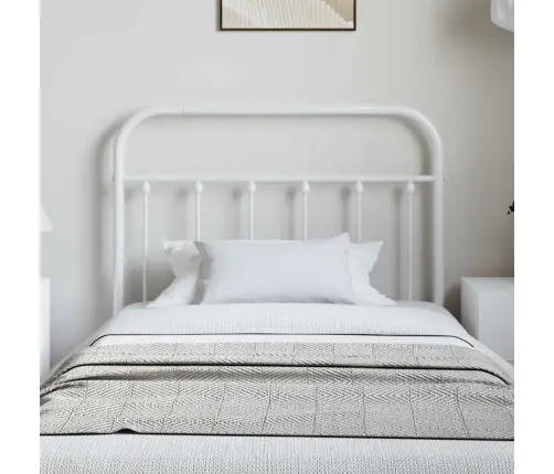 Metalinis Galvūgalis, Baltos Spalvos, 100Cm Metalinis Galvūgalis, Baltos Spalvos, 100Cm