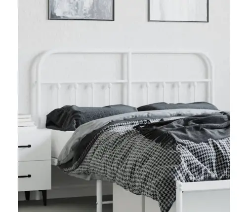 Gultas Galvgalis, Balts, 135 Cm Vidaxl