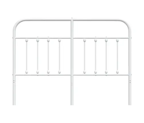 Gultas Galvgalis, Balts, 135 Cm Vidaxl