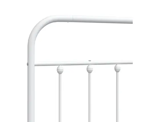 Gultas Galvgalis, Balts, 135 Cm Vidaxl