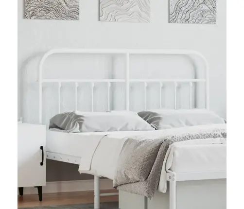 Gultas Galvgalis, Balts, 135 Cm Vidaxl