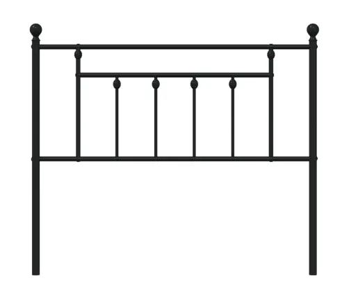 Rezerves Galvgalis, Metāls, Melns, 107 Cm Vidaxl