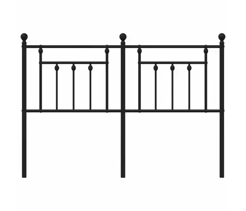 Gultas Galvgalis, Metāls, Melns, 150 Cm Vidaxl