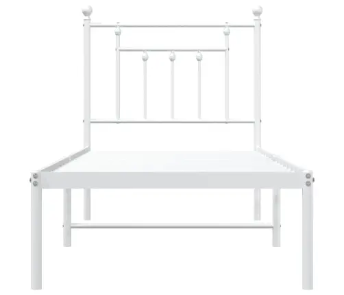 Lovos Rėmas Be Čiužinio, Baltas, 75X190cm Metalas