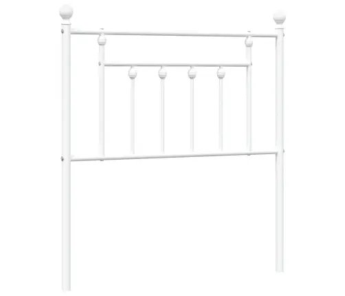 Gultas Galvgalis, Metāls, Balts, 80 Cm Vidaxl