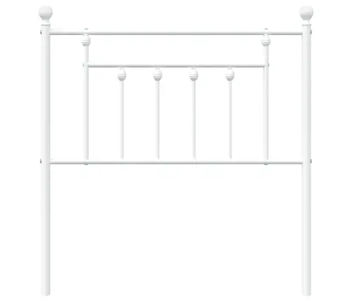 Gultas Galvgalis, Metāls, Balts, 80 Cm Vidaxl